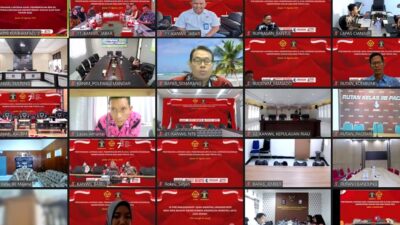 Lapas Majalengka Hadir Secara Virtual Dalam Kegiatan Penyerahan Laporan Hasil Pemeriksaan BPK RI