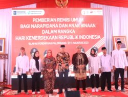11.302 Narapidana dan Anak Binaan di Sumsel Terima Remisi HUT RI, 210 Langsung Bebas