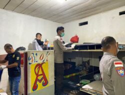 Wujudkan Internalisasi Nilai P4GN, Lapas Enemawira bersama APH Laksanakan Giat Bersih-Bersih Kamar Hunian WBP