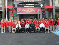 Kakanwil Kumham Jabar Dampingi Inspektur Jenderal Kemenkumham R.I Sambangi Lapas Majalengka