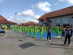 Terapkan Pola Hidup Sehat, Pegawai Dan WBP Lapas Narkotika Nusakambangan Rutin Senam Bersama