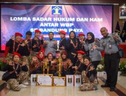 Semangat Sadar Hukum Tim Pramuka Lapas Perempuan Bandung Raih Terbaik Kedua Dalam Lomba Kadarkum