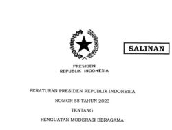 Presiden Jokowi Terbitkan Perpres Tentang Penguatan Moderasi Beragama, Ini Isinya