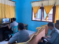 Lapas Tamako Ikuti Rapat Koordinasi Bersama Kadivpas Kemenkumham Sulawesi Utara