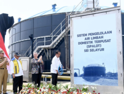 Resmikan SPALDT Sei Selayur, Jokowi: Guna Tingkatkan Kualitas Kesehatan dan Lingkungan