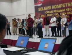 Kakanwil Kemenkumham Sumsel Pantau Langsung Hari Pertama SKD CPNS