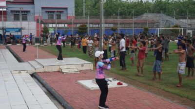 Jaga Kebugaran, Lapas Cilegon Senam Aerobik