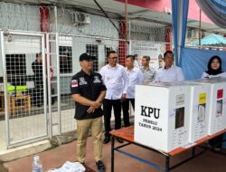 Pantau Pemilu di Lapas, Kakanwil Kemenkumham Sumsel: Pemilu Damai untuk Indonesia Maju