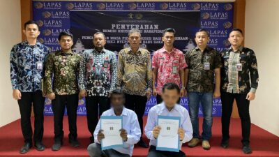 Warga Binaan Lapas Pemuda Langkat Dapat Remisi Nyepi 2024