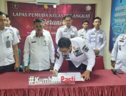 Dukung Implementasi P2HAM, Lapas Pemuda Langkat Lakukan Pencanangan Lembaga Pelayanan Publik Berbasis HAM Tahun 2024