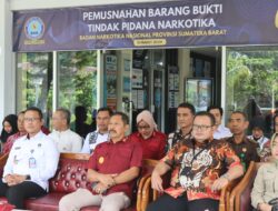 Rutan Padang Ikuti Pemusnahan Barang Bukti Tindak Pidana Narkotika oleh BNN Provinsi Sumatera Barat