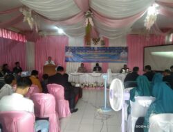 Camat Cilograng Pimpin Rapat Penyampaian LPPD Akhir Tahun Anggaran 2023