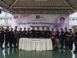 Dalam Rangka HBP Ke-60, Lapas Narkotika Jakarata Gelar Apel Siaga 3 + 1 Kunci Pemasyarakatan Maju Berantas Halinar Bersama TNI, Polri, dan BNN