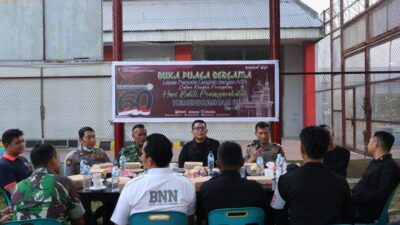 Lapas Pemuda Langkat Gelar Apel Siaga 3+1 Berantas Halinar Bersama APH