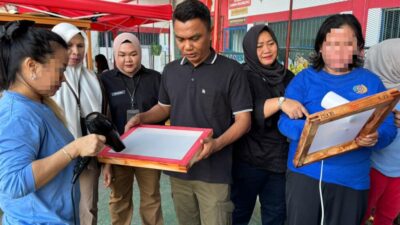 Ciptakan Warga Binaan Produktif, Lapas Perempuan Kelas IIA Palembang Gelar Pelatihan Sablon