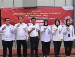 Lapas Perempuan Palembang ikuti Kegiatan Pemusnahan Arsip Fasilitatif dan Substantif Serentak di Kanwil Kumham Sumsel