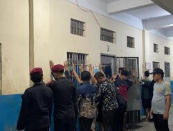 Tengah Malam, Lapas Pemuda Langkat Gelar Deteksi Dini Razia Mendadak