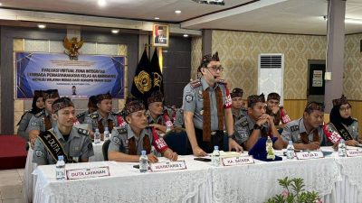 Lapas Karawang Sukses Lewati Desk Evaluasi Penilaian Mandiri Pembangunan ZI oleh TPM