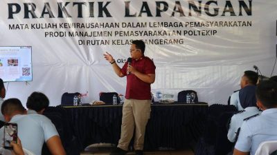 Kenali Proses Produksi Sepatu Rutira, 114 Taruna Poltekip Angkatan 56 Belajar Kewirausahaan di Rutan Tangerang