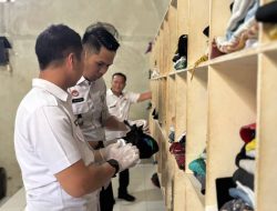 Gandeng Polsek Serang, Rutan Serang Lakukan Sidak Kamar WBP