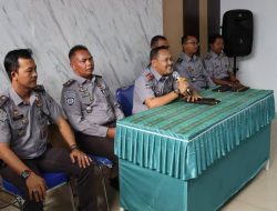 Perkuat Tupoksi Pegawai, Kalapas Palangka Raya Pimpin Rapat Internal Pegawai