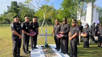 Kalapas Palangka Raya Ikuti Upacara Tabur Bunga Peringatan HUT KORPRI KE-53