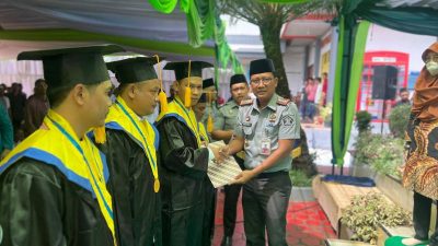 Lapas Kelas IIA Tenggarong Gelar Tabligh Akbar Dan Wisuda Santri, Semarakkan Isra Mi’raj
