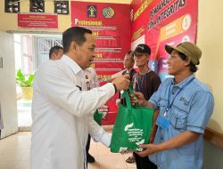 Kakanwil DitjenPas Sumsel, Berikan Bantuan Sosial Kepada Warga Sekitar 