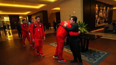 Erick Thohir Lepas Timnas Indonesia Hadapi Australia di Kualifikasi Piala Dunia 2026