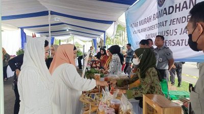 DWP dan Rutan Kelas I Pondok Bambu Berpartisipasi di Bazar Murah Ramadhan 1446 H