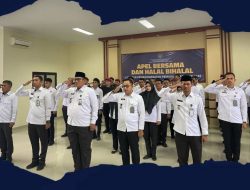 Semangat Baru, Lapas Pemuda Langkat Laksanakan Apel Bersama dan Halal Bihalal