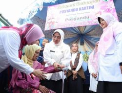 Tinjau Posyandu di Kota Serang, Ketua TP Posyandu Provinsi Banten Tinawati Andra Soni Sebut Transformasi New Posyandu Berjalan Baik