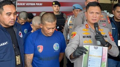 Polisi Berhasil Tangkap Anggota Grib Jaya Yang Edarkan Narkotika Jenis Sabu di Bandung Barat