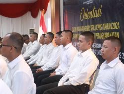 Karutan Tangerang Hadiri Pembukaan Orientasi dan Penyerahan SK CPNS di Lapas Cilegon