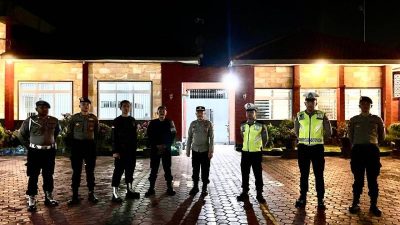 Polres Tulungagung Rutin Gelar Patroli Sambang Di Lapas Tulungagung, Ciptakan Situasi Aman Dan Kondusif