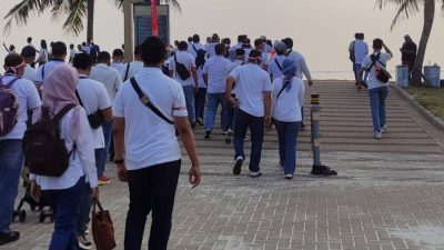 Sambut HUT RI ke-80, Lapas Perempuan Tangerang Ikut Jalan Sehat IPPAFEST