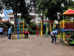 Bapas Jakpus Gelar Gerakan Nasional Klien Bapas Peduli 2025 di RPTRA Amir Hamzah