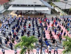Lapas Bandar Lampung Gelar Senam Bersama untuk Jaga Kesehatan dan Kebersamaan