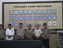Perkuat Sinergi Keamanan, Kalapas Pemuda Madiun Kunjungi Kodim 0803 dan Polres Madiun Kota