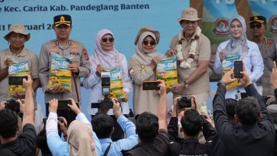 Bupati Pandeglang Apresiasi Petani dalam Panen Raya Padi Seluas 753 Hektar