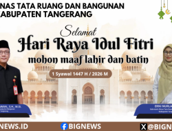 Dinas Tata Ruang dan Bangunan Kabupaten Tangerang Mengucapkan Selamat Hari Raya Idul Fitri 1 Syawal 1447 H / 2026 M