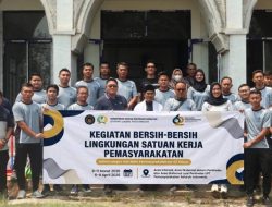 Peringati Hari Bakti Pemasyarakatan ke-62, Rutan Tangerang Gelar Aksi Bersih Masjid dan Lingkungan