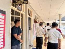 Usai Apel Pagi, Kalapas Bandar Lampung Pimpin Deteksi Dini dan Sapa Warga Binaan, Pastikan Lapas Aman Kondusif