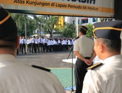 Apel Perdana Lapas Pemuda Madiun, Kalapas Tekankan Integritas dan 5 Prinsip Kerja Petugas