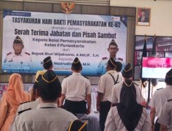 Rutan Banjarnegara Hadiri Pisah Sambut Kepala Bapas Purwokerto, Perkuat Sinergi Antar UPT Pemasyarakatan